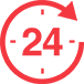 24 hours icon