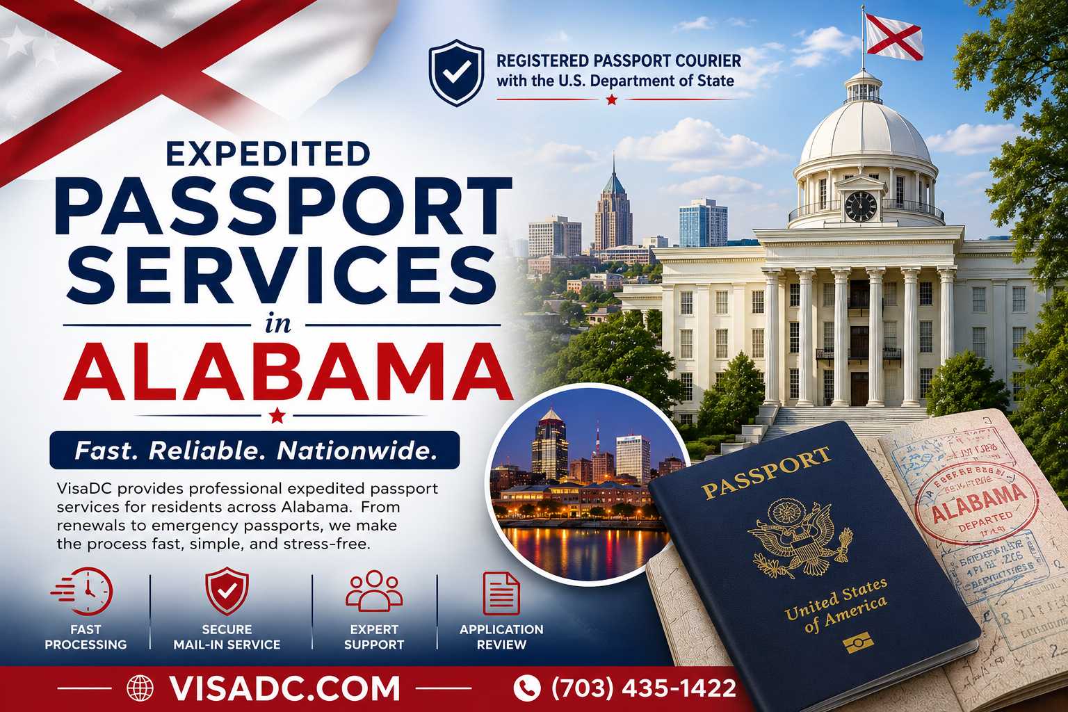 Expedited passport services Alabama