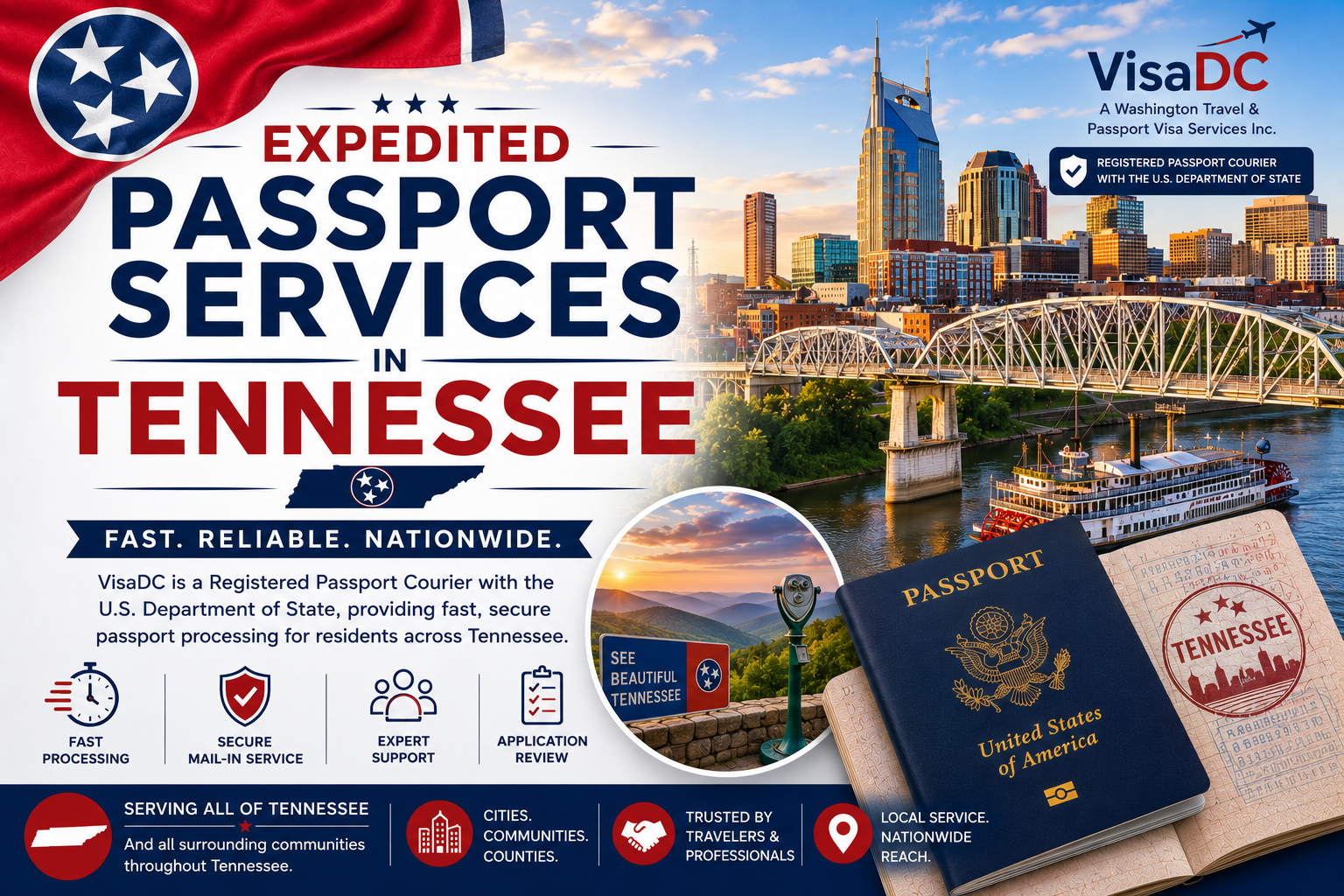 Expedited passport services Tennessee